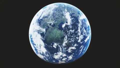 Abstract planet like earth Illustrazione stock