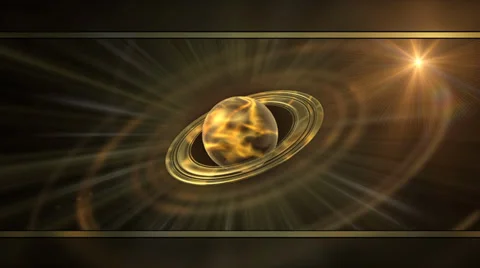 Abstract Planet Stock Footage 37087873