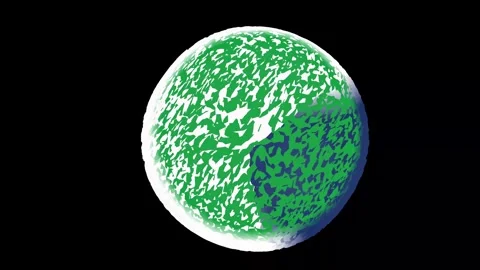 Abstract planet. Stock Footage 317671388