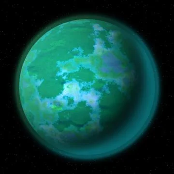 Abstract planet generated texture background Stock Illustration