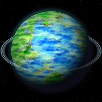 Abstract planet generated texture background Stock Illustration