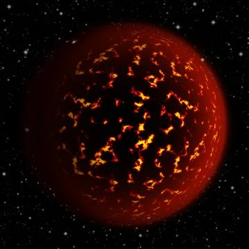 Abstract planet generated texture background Stock Illustration