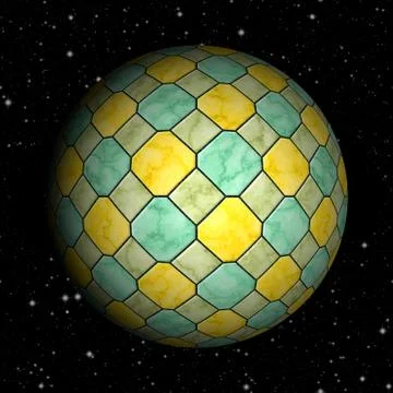Abstract planet generated texture background Stock Illustration