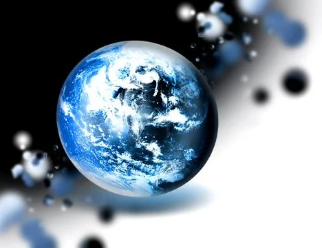 Abstract planet Stock Illustration