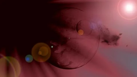 Abstract Planet Stock Illustration