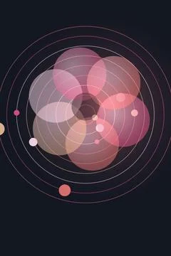 Abstract Planetary System Illustration Stock Photos