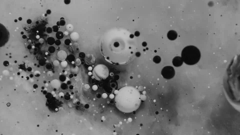 Abstract planets moving in deep space with nebulae and stars. Видео 343898371