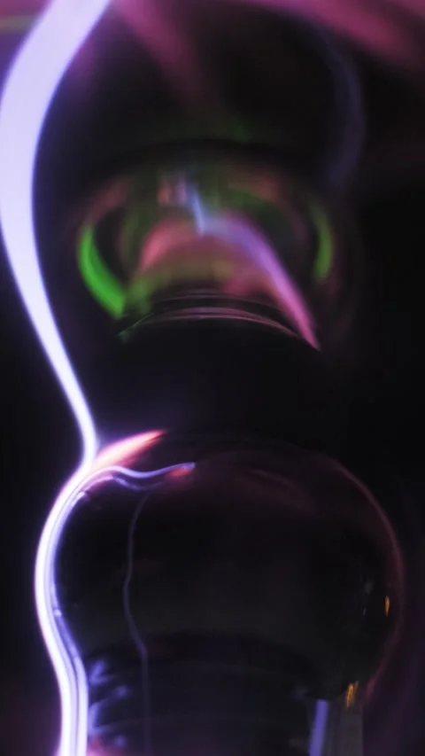 Abstract Plasma Coil Energy Macro Topdown 스톡 동영상 319494289
