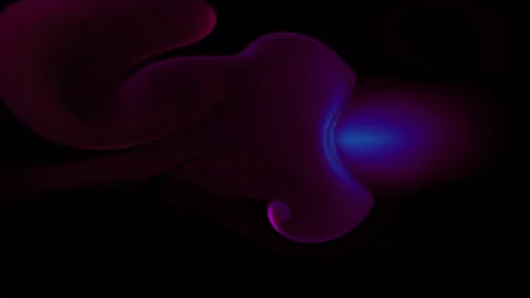 Abstract plasma interaction concept bright colourful fluid blast black Stock Footage 150162780