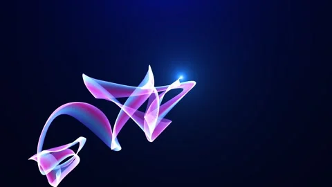Abstract plasma shape from particles with light background, liquid plasma Video stock 274719262