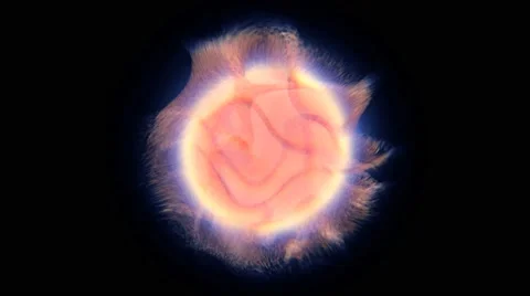 Abstract plasma sphere animation Stock Footage 67638523