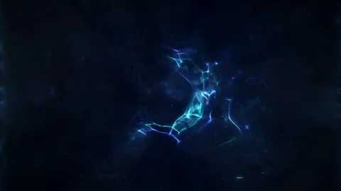 Abstract plasma wave exploison magical Stock Footage 81902034