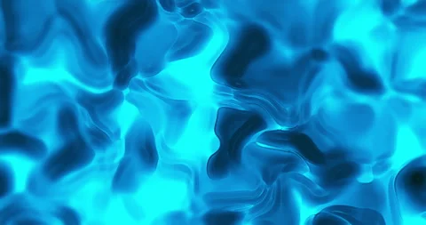 Abstract plastic glow animation on turquoise Stock Footage 281179252