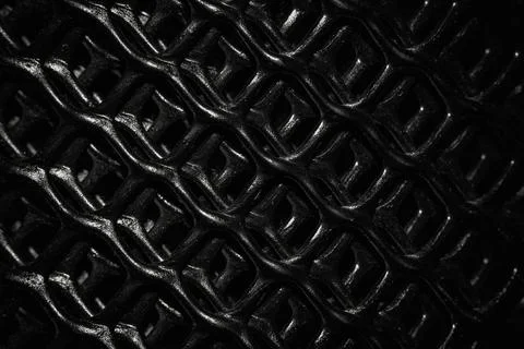 Abstract plastic net texture for black color background. Foto stock