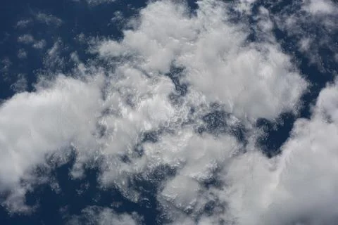 Abstract Plastic White Clouds Texture Stock Illustration