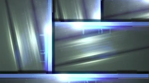 Abstract plate animation moving with square or rectangle blocks. Blue lines  Stock Footage 246679121