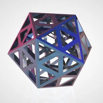 Abstract platonic Stock Illustration