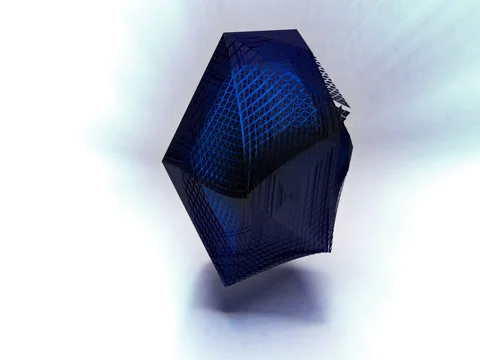 Abstract Platonic Shape Stock Footage 71397137