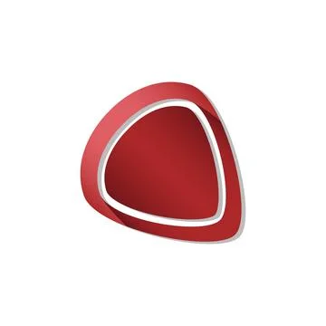 Abstract play button logo template design. Stock Illustration