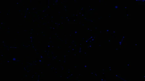 Abstract plexuis digital connection moving dots and lines. Technology background Stock Footage 238652286