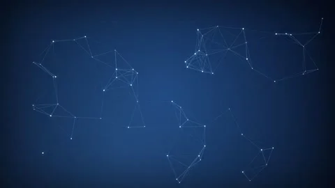 Abstract plexus background with connected lines and dots a futuristic digita Stock Footage 336617876
