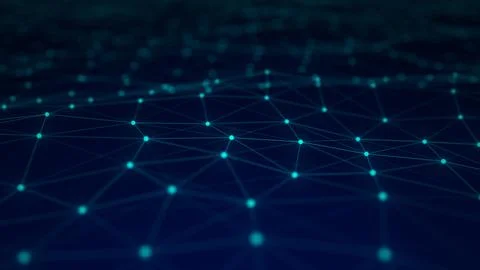 Abstract plexus background with connecting dots and lines 000 Stock Illustration