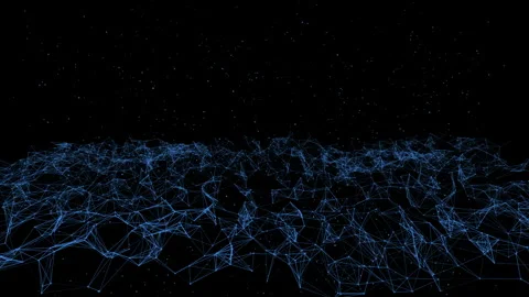 Abstract Plexus Background Futuristic Technology Molecular Stock Footage 339159506