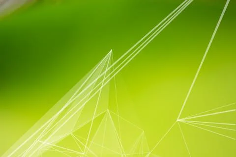 Abstract Plexus Background. Geometric poligonal texture on blurred background Stock Photos