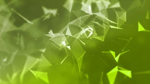 ABSTRACT PLEXUS BACKGROUND LOOP 4K GREEN Video stock 107521149