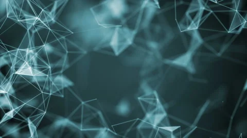 Abstract Plexus Background Looped Blue Stock Footage 86332483