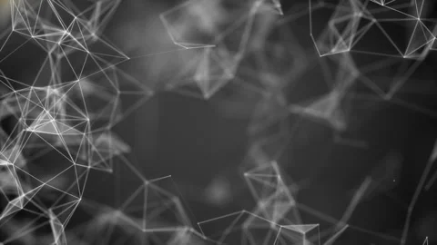 Abstract Plexus Background Looped White Stock Footage 86332110