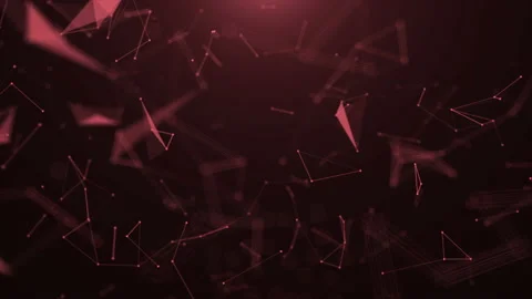 Abstract plexus background, Red background, Stock Footage 164717663