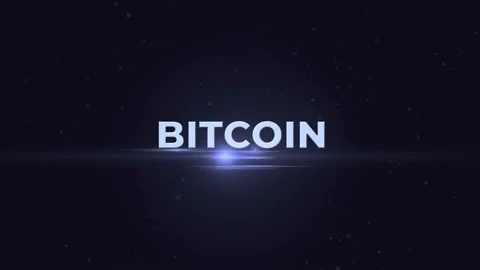 Abstract Plexus Cinematic Financial Background with Text Bitcoin Stock Footage 95717867