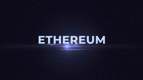 Abstract Plexus Cinematic Financial Background with Text Ethereum Stock Footage 95718752