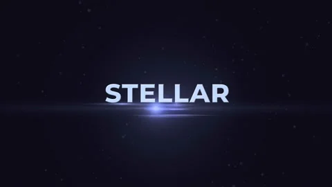 Abstract Plexus Cinematic Financial Background with Text Stellar Stock Footage 95719004