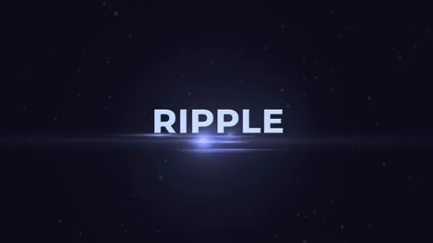 Abstract Plexus Cinematic Financial Background with Text Ripple Stock Footage 95755329