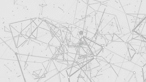 Abstract Plexus connection Background Animation loop video transparent back.. Stock Footage 262210057