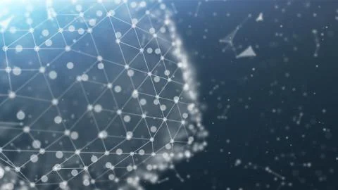 Abstract Plexus Data Technology 스톡 일러스트