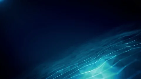 Abstract Plexus Digital Geometrical Background Loop Video stock 153090357