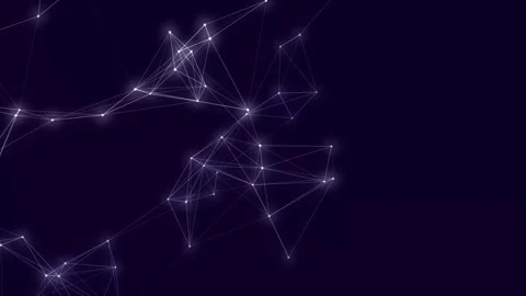 Abstract Plexus Digital Network Motion Background Loop Stock Footage 346371876