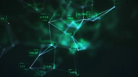 Abstract plexus dollars Видео 106458145