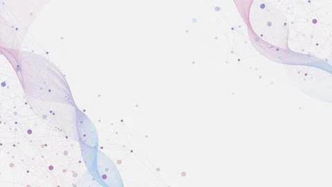 Abstract plexus with dots and lines connection Stock Illustration