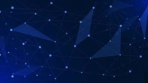 Abstract plexus geometric background Stock Illustration