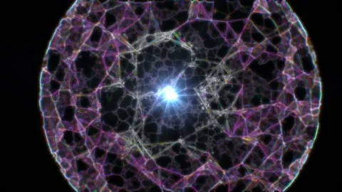 Abstract plexus geometric Video stock 117277023