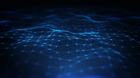 Abstract Plexus Geometrical Background Loop Video stock 150231278