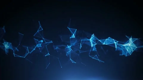 Abstract Plexus Geometrical Background Loop Stock Footage 150255554