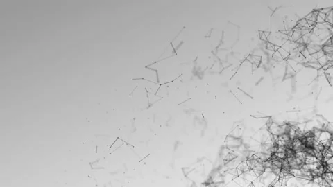 Abstract Plexus Geometrical Background Loop Video stock 150442794