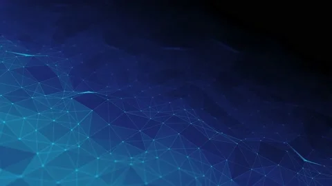 Abstract Plexus Geometrical Background Loop Video stock 150453689