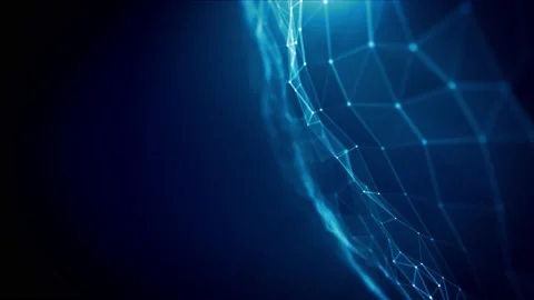 Abstract Plexus Geometrical Background Loop Stock Footage 151141920