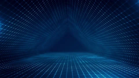 Abstract Plexus Geometrical Background Loop Stock Footage 151325534